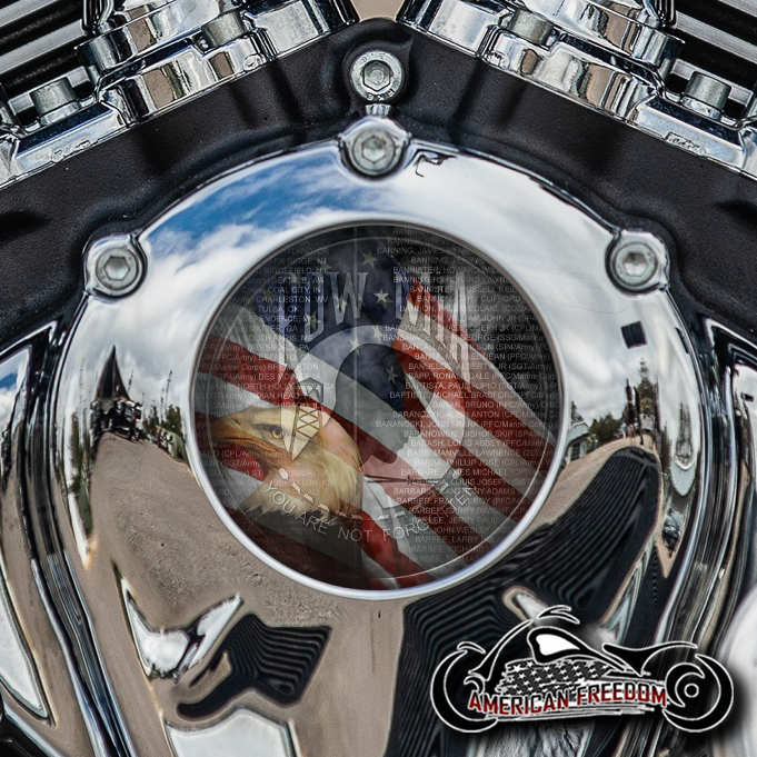 Indian Thunder Stroke Cam Insert - POW MIA Not Forgotten